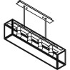 PSM Lighting Tavolo 5104.4.So Suspension Lamp