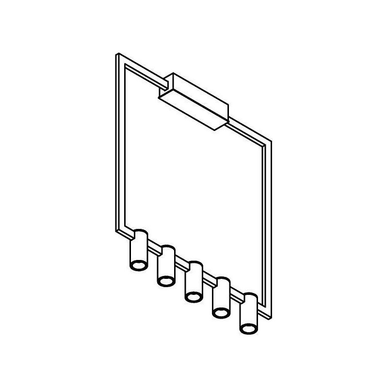 PSM Lighting Thindr 1735.Cen.5 Plafondlamp