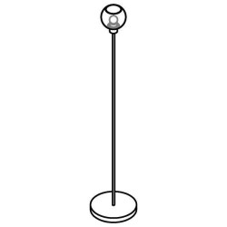 PSM Lighting Moby Sh 1539.SH.A Floor lamp