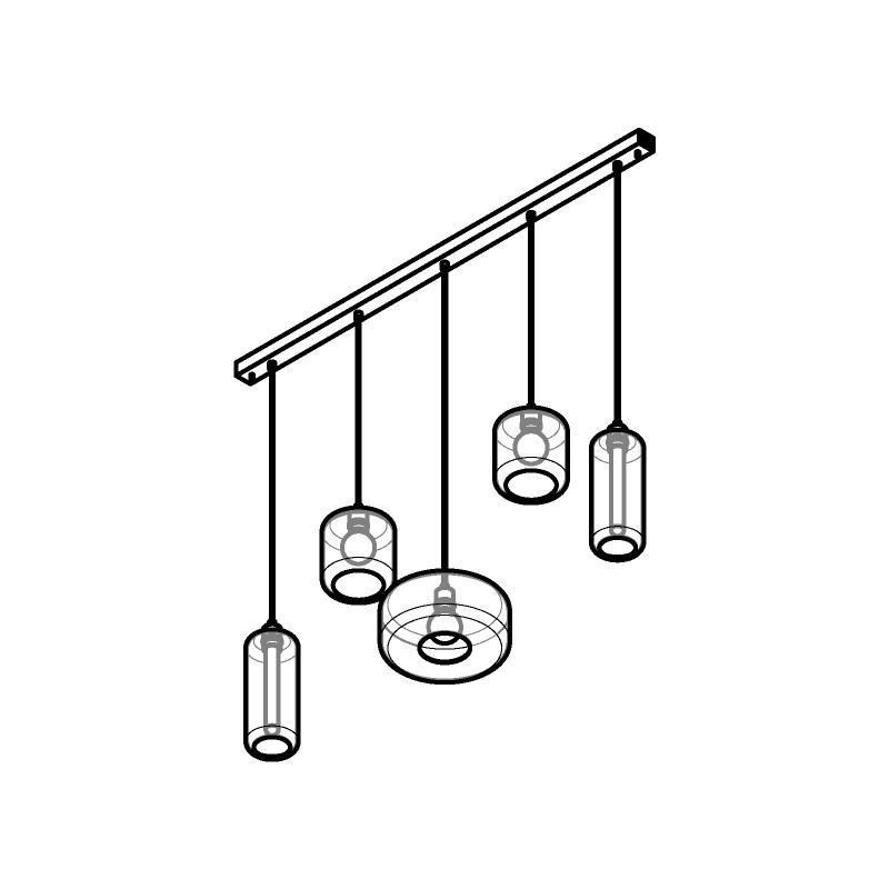 PSM Lighting Manon 5135.2N1Q2P Hanglamp