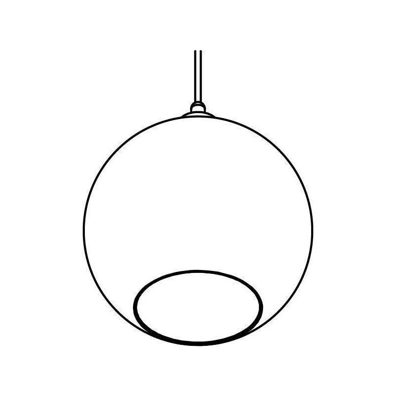 PSM Lighting Moby Sh 4969.C.E27.Sh Hanglamp
