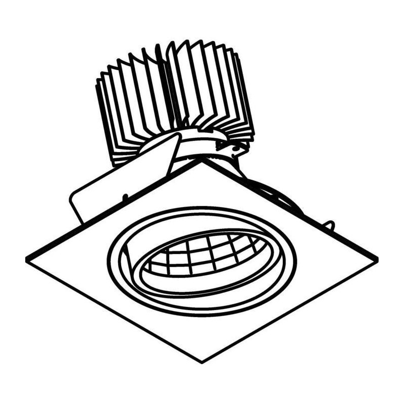 PSM Lighting Ø100 Luxor Xtm.1300.10040.S2 Inbouwspot