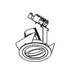 PSM Lighting Ø80 Convertible Cambioout Recessed Spot