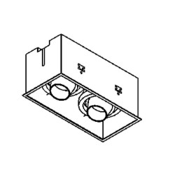 PSM Lighting Spinner X 1882.Es50 Recessed Spot