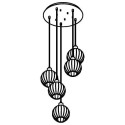 PSM Lighting Noella 4578.U.E27.SH.TR.1M Hanglamp