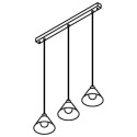 PSM Lighting Iconic 4603.J.E27.SH.BZ.53 Hanglamp