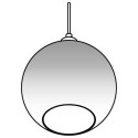 PSM Lighting Moby Sh 4953.C.E27.SH.SGD Hanglamp