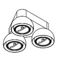 PSM Lighting Olivia 1815 Plafondlamp