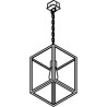 PSM Lighting Polo W776.Ch Suspension Lamp