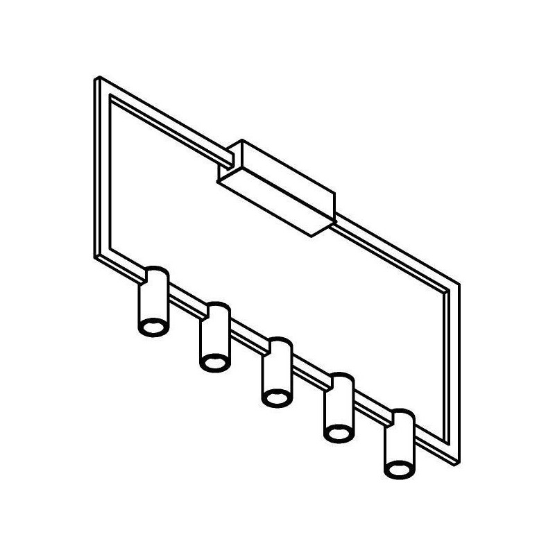 PSM Lighting Thindr 1745.Cen.5 Plafondlamp