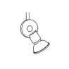 PSM Lighting Discus 6015 Ceiling Lamp / Wall Lamp