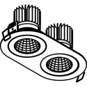 PSM Lighting Ø80 Luxor Xtm.1300.10046.S1 Inbouwspot