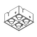 PSM Lighting Spinner X 1889.Es50 Inbouwspot