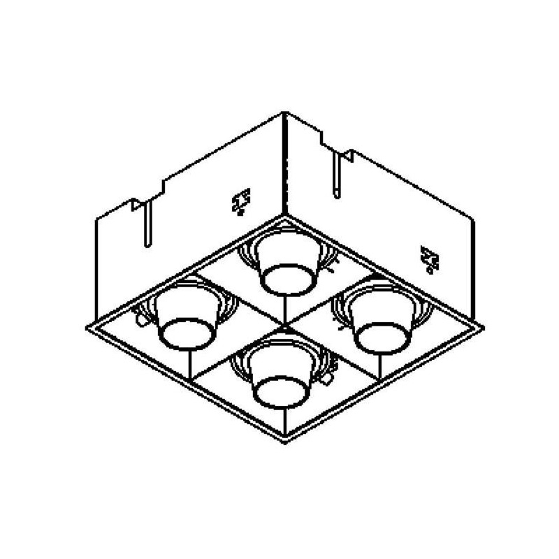 PSM Lighting Spinner X 1889.Es50 Inbouwspot
