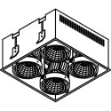 PSM Lighting Spinner Xtm 1974.Ip20 Inbouwspot