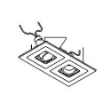 PSM Lighting Ø65 Vario2X35 Inbouwspot