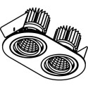 PSM Lighting Ø80 Luxor Xtm.1300.10047.S2 Inbouwspot