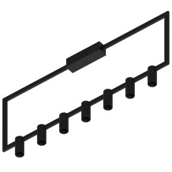 PSM Lighting Thindr 1747.Cen.7 Plafondlamp