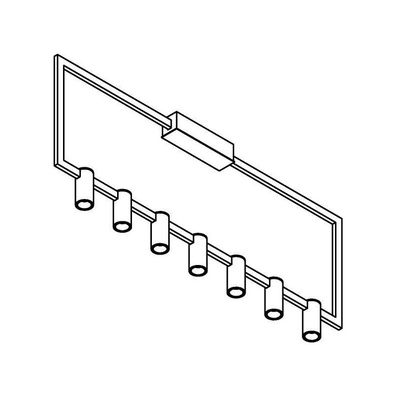 PSM Lighting Thindr 1747.Cen.7 Plafondlamp