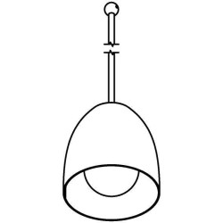 PSM Lighting Zumba 1930.B3 Suspension Lamp