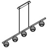 PSM Lighting Noella 4586.V.E27.SH Suspension lamp
