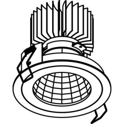 PSM Lighting Ø100 Luxor Xtm.1300.10019.S1 Recessed Spot