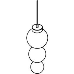 PSM Lighting Cecile 2505 Suspension lamp
