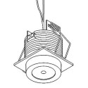 PSM Lighting Felix W1376 Inbouwspot