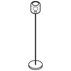 PSM Lighting Manon 1590.N.E27 Floor Lamp