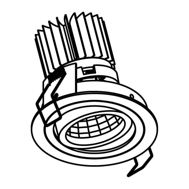 PSM Lighting Ø80 Luxor Xtm.1300.10011.S1 Inbouwspot