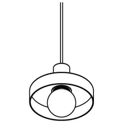 PSM Lighting Skivve 4990.E27 Suspension Lamp