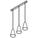 PSM Lighting Iconic 4613.G.E27.BZ.53 Hanglamp