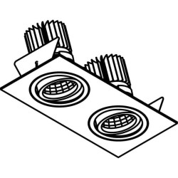 PSM Lighting Ø80 Luxor Xtm.1300.10037.S2 Recessed Spot