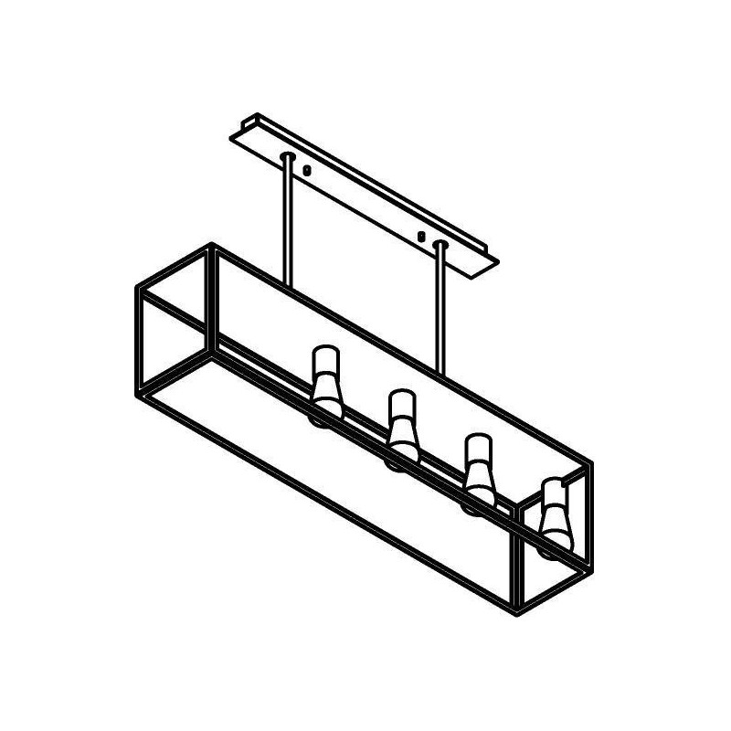 PSM Lighting Tavolo 5100.4.Xlc Hanglamp