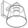 PSM Lighting Shake 5531.B.1M Wall Lamp