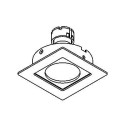 PSM Lighting Square Click System Casroma.Es50 Inbouwspot