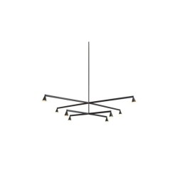 Trizo21 Austere-Chandelier 2X RF 100 suspension lamp