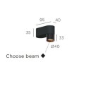 Trizo21 Audy 1 up Rounded with honeycomb Plafondlamp