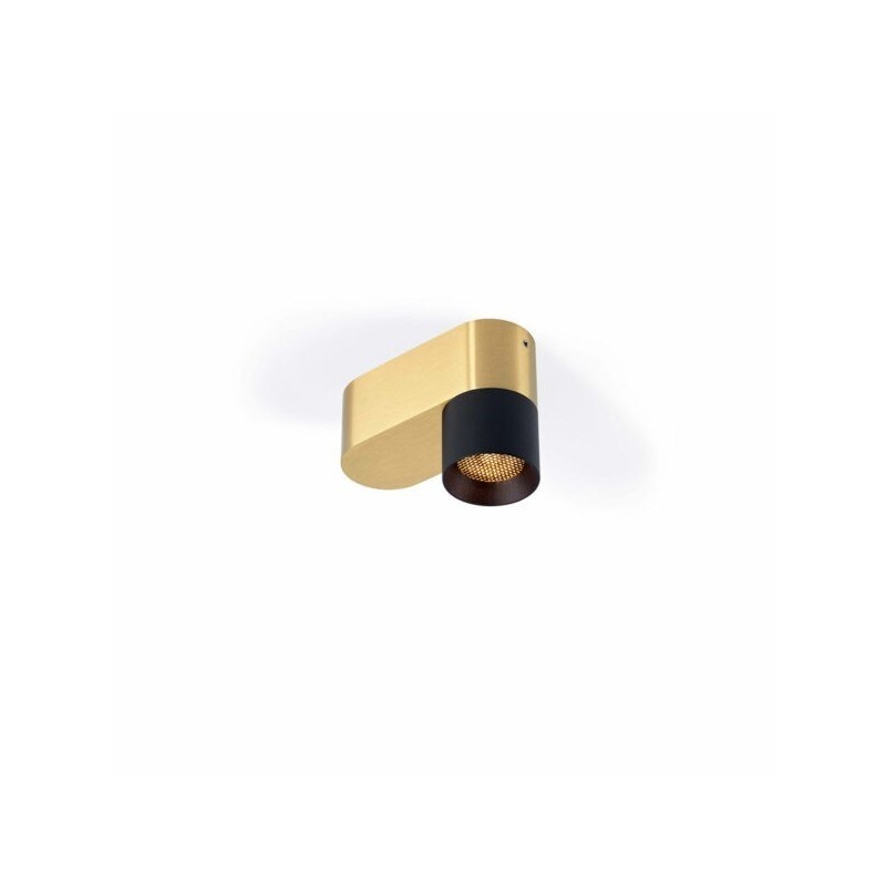 Trizo21 Audy-Duo 1 up Rounded with honeycomb Plafondlamp