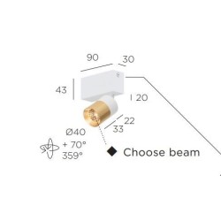 Trizo21 Audette-Duo 1 up with honeycomb Plafondlamp