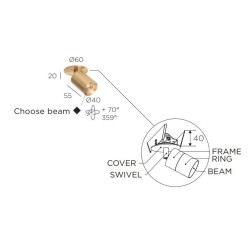 Trizo21 Audette in C with honeycomb Plafondlamp