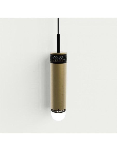 Orbit M-Arbles 1X E27 Black/Champagne Hanglamp
