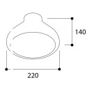 TAL ACCESSORY KALEBAS GLASS SHELL