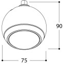 TAL BERRIER JUNIOR SURFACE MOUNTED M10 plafondlamp