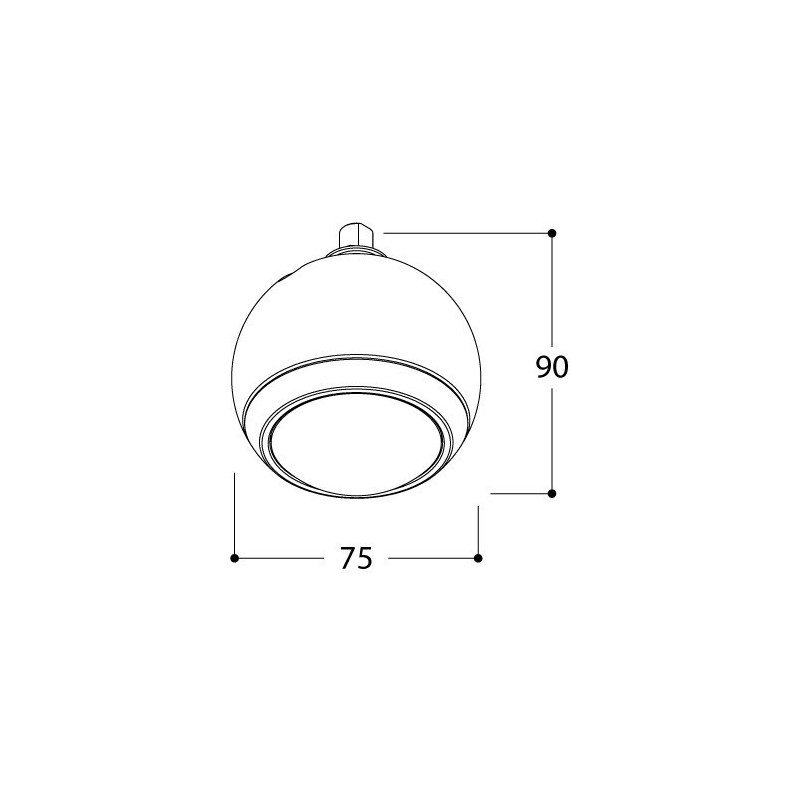 TAL BERRIER JUNIOR SURFACE MOUNTED M10 plafondlamp