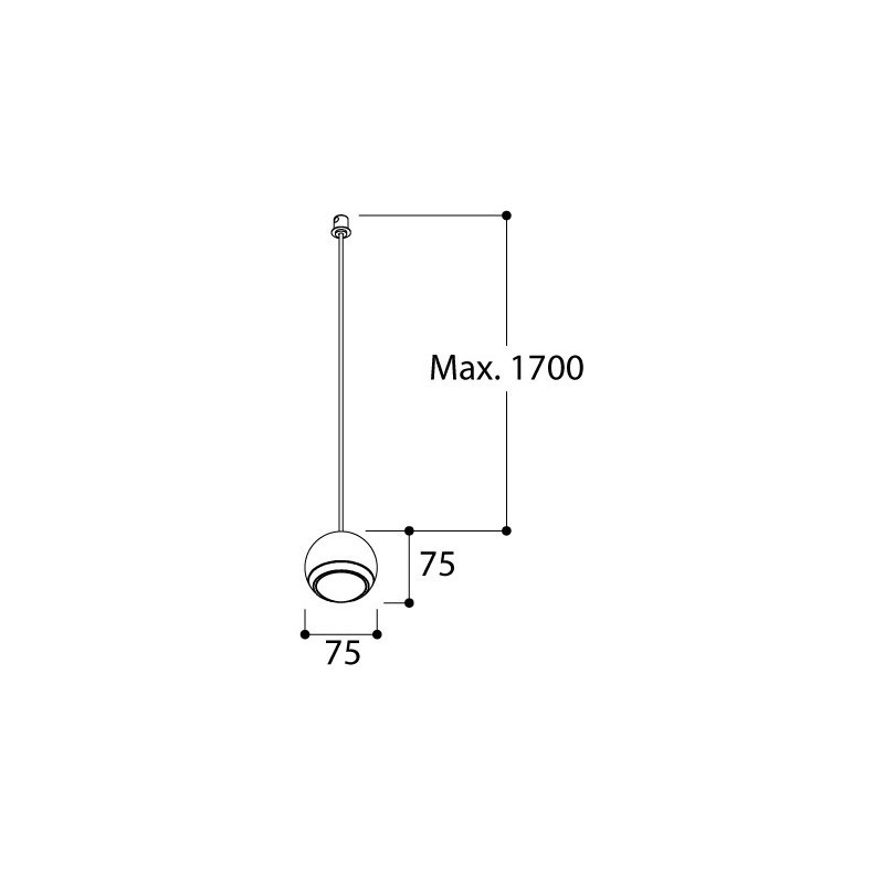 TAL BERRIER JUNIOR SUSPENSION THIN WIRE M10 hanglamp