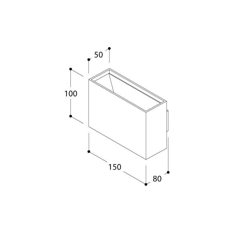 TAL BOA WALL LED MAINS DIMM wandlamp