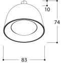 TAL CONE JUNIOR SURFACE MOUNTED M10 plafondlamp