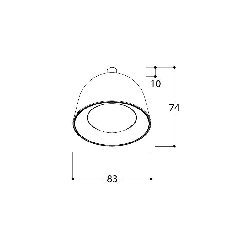 TAL CONE JUNIOR SURFACE MOUNTED M10 plafondlamp