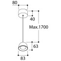 TAL CONE JUNIOR SUSPENSION CI MAINS DIMM hanglamp